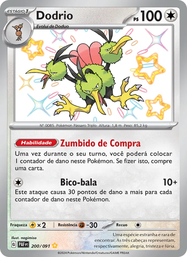 Dodrio (Paldean Fates #200/91)