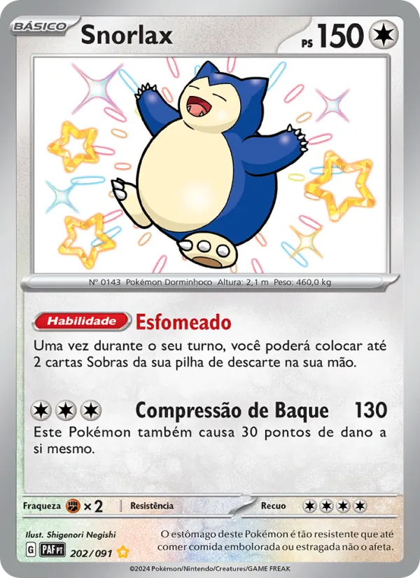 Snorlax (Paldean Fates #202/91)