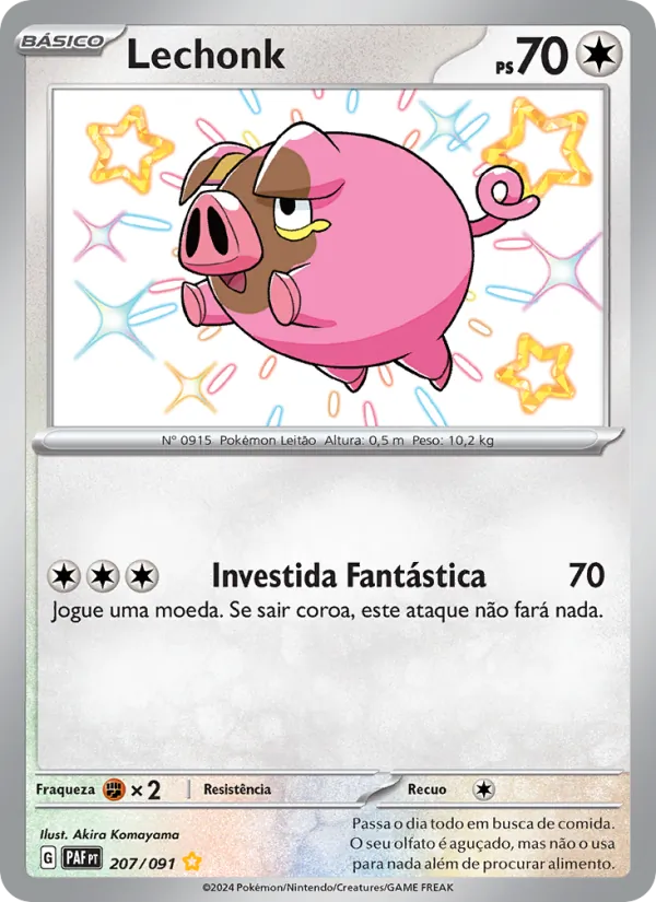 Lechonk (Paldean Fates #207/91)