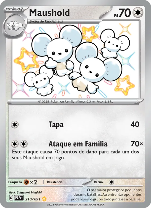 Maushold (Paldean Fates #210/91)