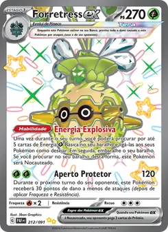 Forretress ex (Paldean Fates #212/91)
