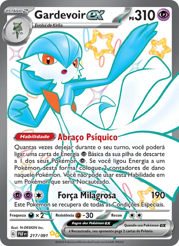 Gardevoir ex (Paldean Fates #217/91)