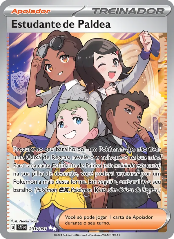 Estudante de Paldea (Paldean Fates #231/91)
