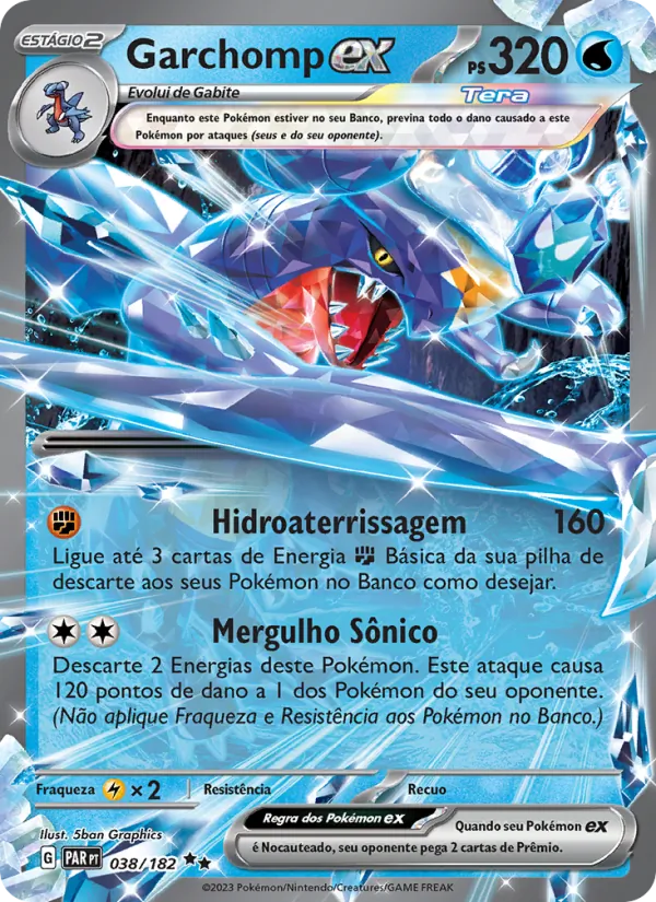 Garchomp ex (Paradox Rift #038/182)