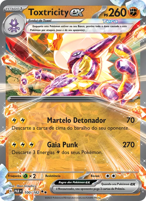 Toxtricity ex (Paradox Rift #100/182)