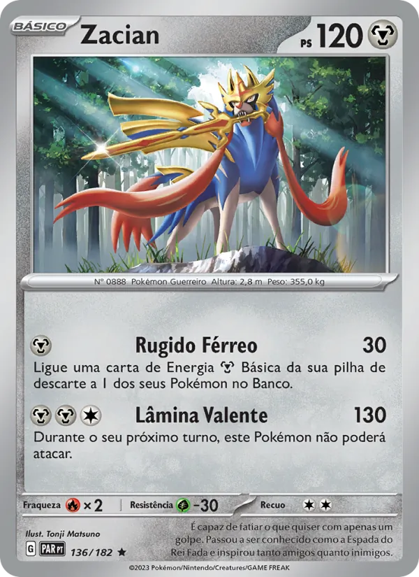 Zacian (Paradox Rift #136/182)
