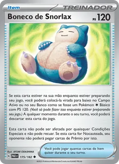 Boneco de Snorlax (Paradox Rift #175/182)