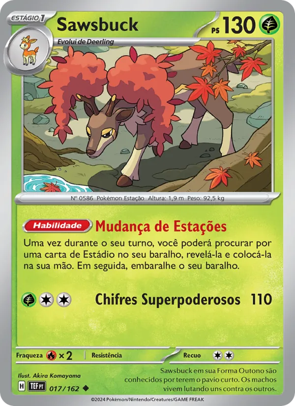 Sawsbuck (Temporal Forces #017/162)