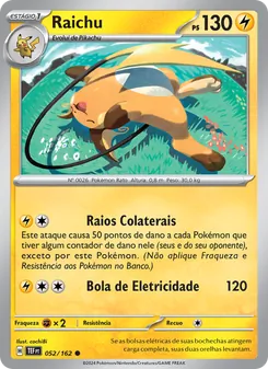 Raichu (Temporal Forces #052/162)