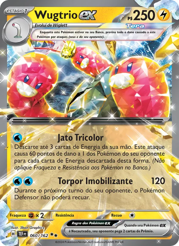 Wugtrio ex (Temporal Forces #060/162)