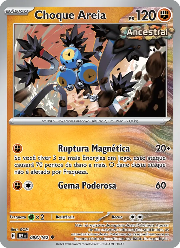 Choque Areia (Temporal Forces #098/162)