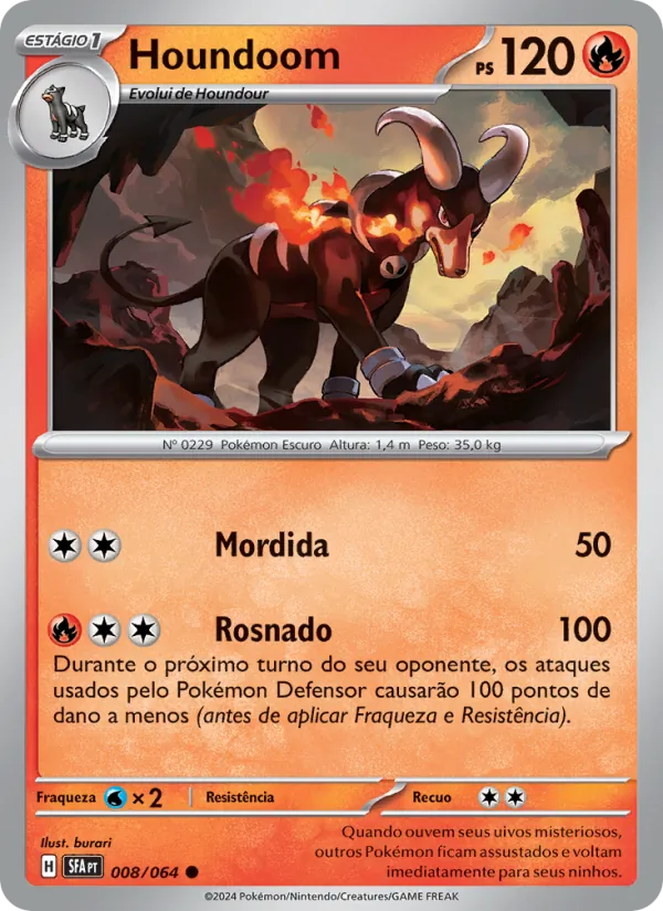Houndoom (Shrouded Fable #008/64)
