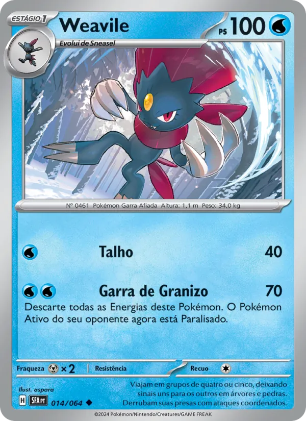 Weavile (Shrouded Fable #014/64)