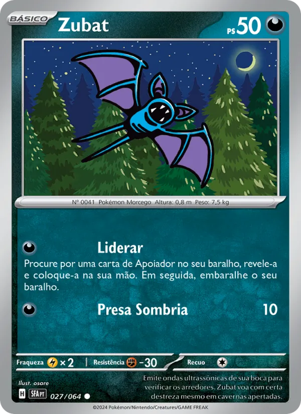 Zubat (Shrouded Fable #027/64)