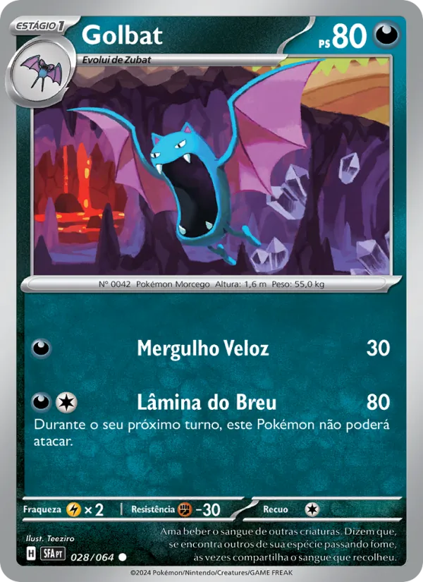 Golbat (Shrouded Fable #028/64)