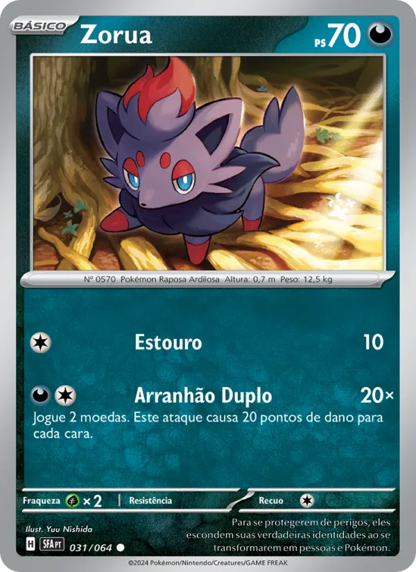 Zorua (Shrouded Fable #031/64)