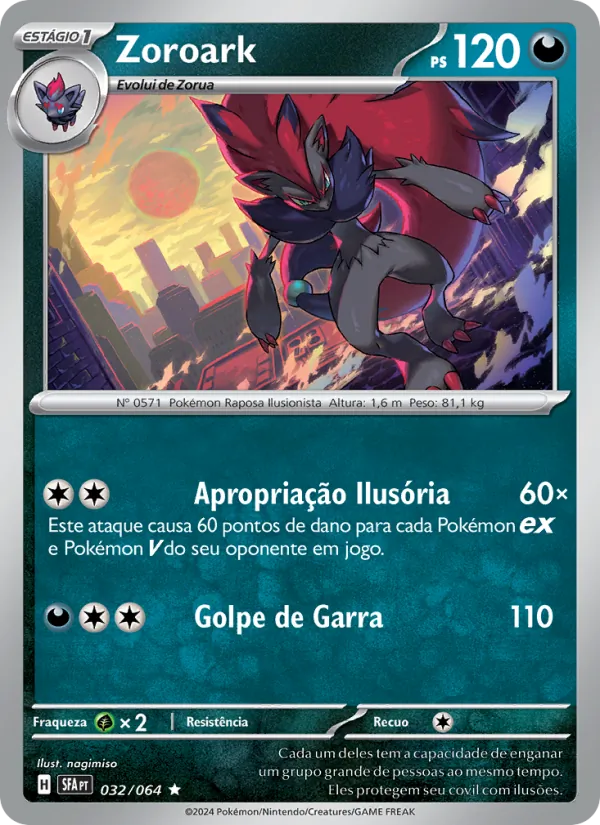 Zoroark (Shrouded Fable #032/64)