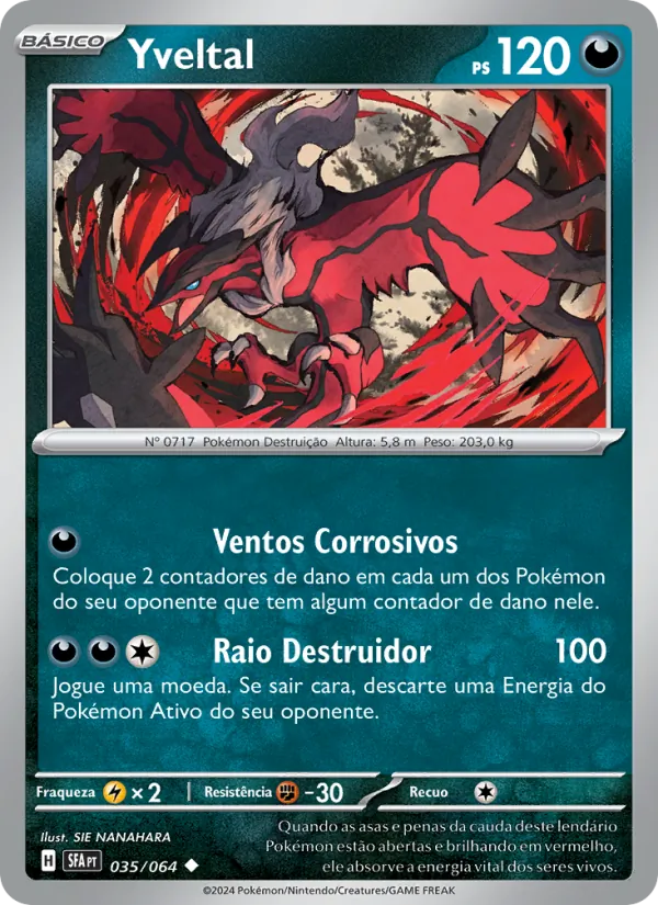 Yveltal (Shrouded Fable #035/64)