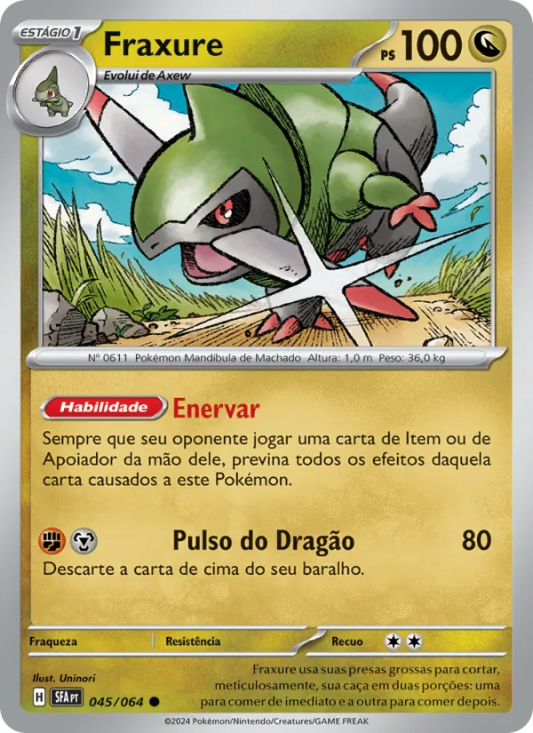 Fraxure (Shrouded Fable #045/64)