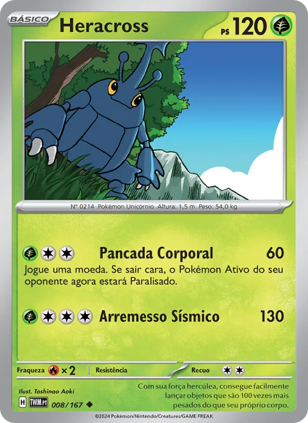 Heracross (Twilight Masquerade #008/167)