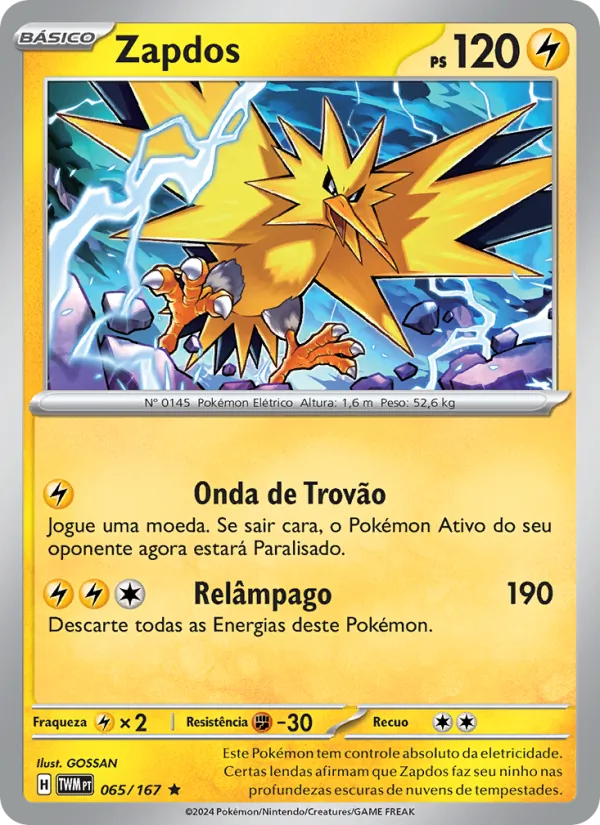 Zapdos (Twilight Masquerade #065/167)