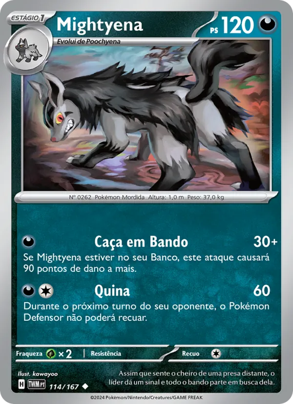 Mightyena (Twilight Masquerade #114/167)