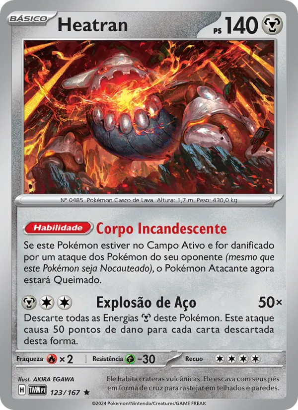 Heatran (Twilight Masquerade #123/167)