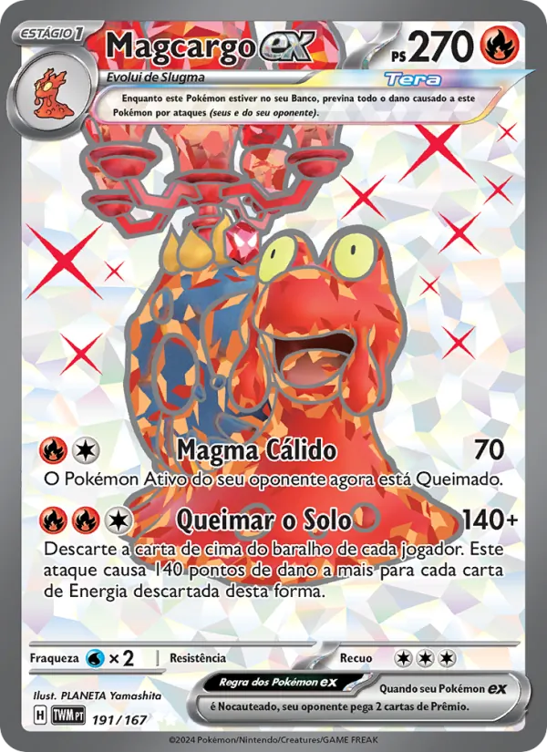 Magcargo ex (Twilight Masquerade #191/167)
