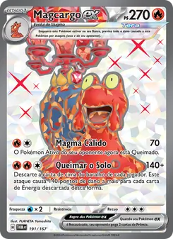 Magcargo ex (Twilight Masquerade #191/167)