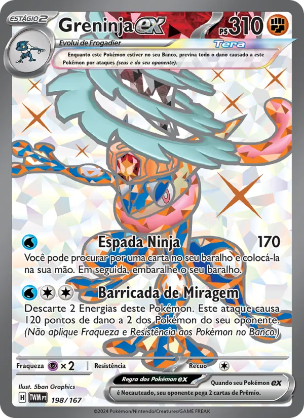 Greninja ex (Twilight Masquerade #198/167)