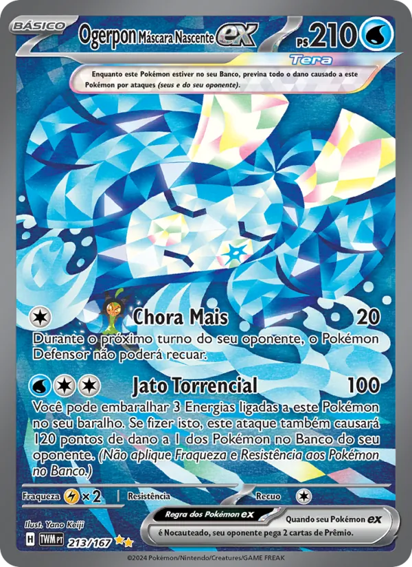 Ogerpon Máscara Nascente ex (Twilight Masquerade #213/167)