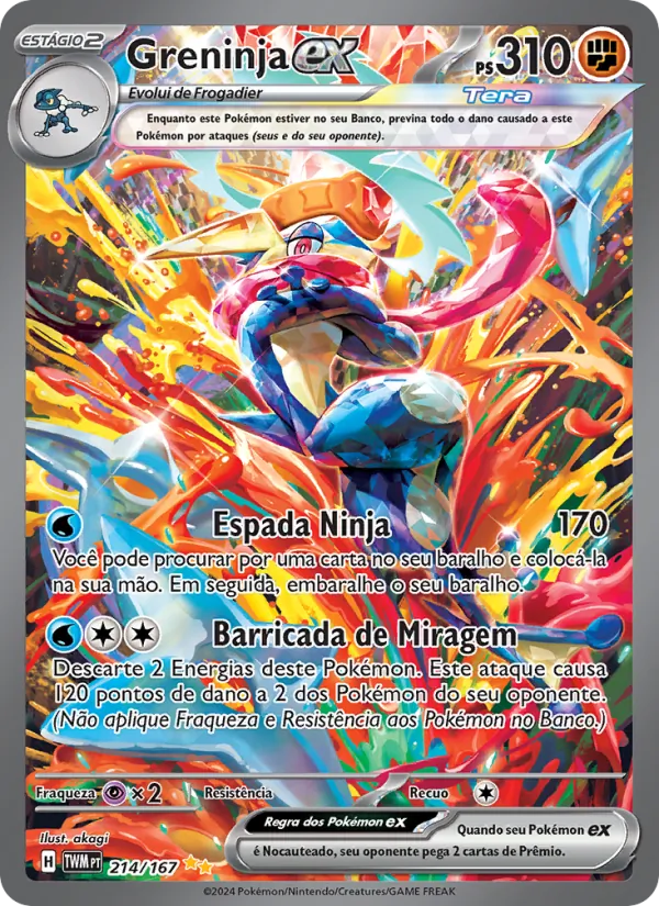 Greninja ex (Twilight Masquerade #214/167)
