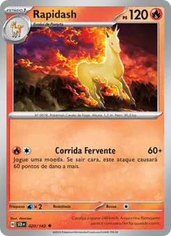Rapidash (Stellar Crown #020/142)