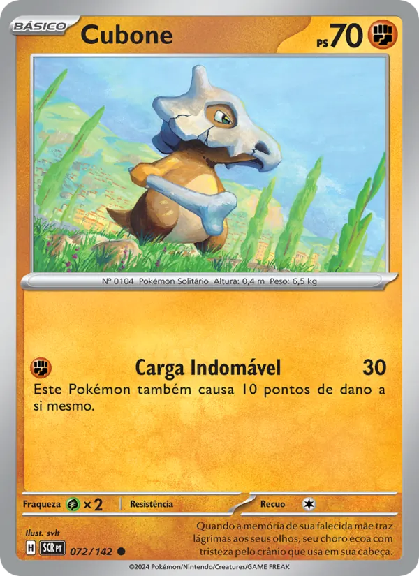 Cubone (Stellar Crown #072/142)