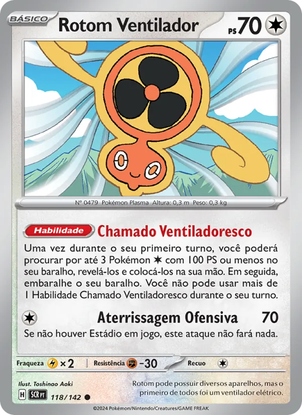 Rotom Ventilador (Stellar Crown #118/142)