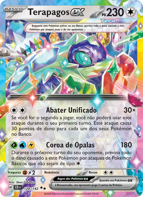 Terapagos ex (Stellar Crown #128/142)