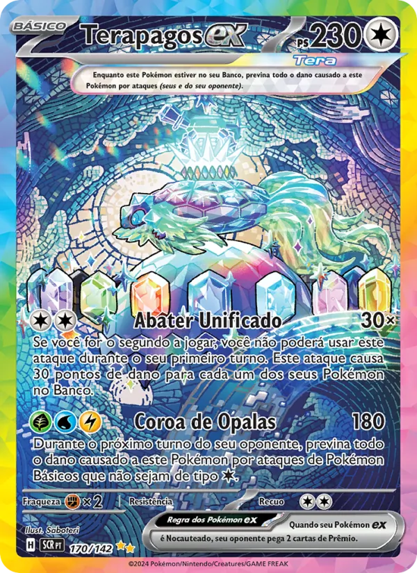 Terapagos ex (Stellar Crown #170/142)