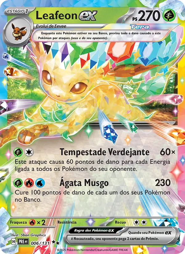 Leafeon ex (Prismatic Evolutions #006/131)