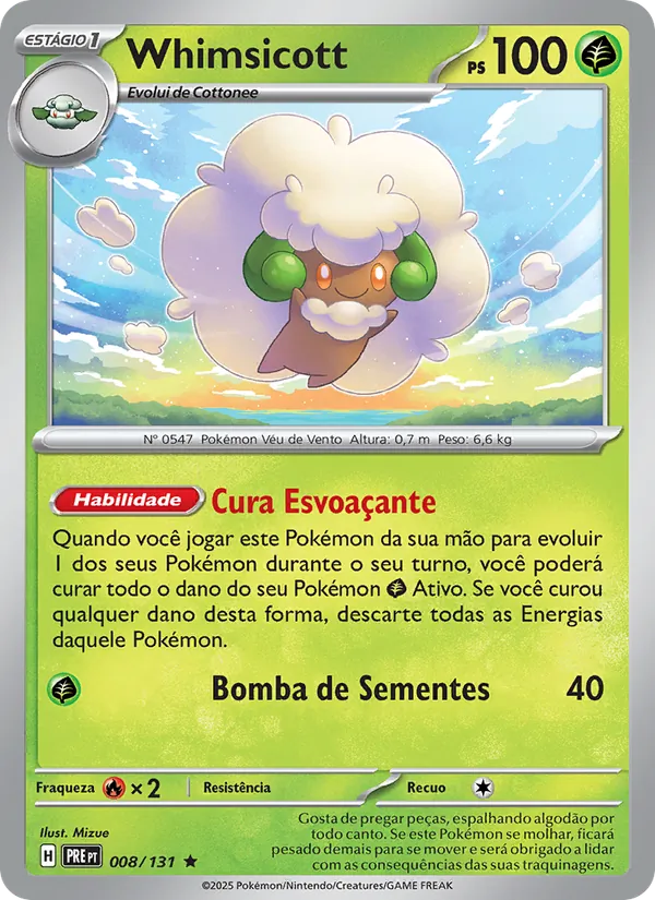 Whimsicott (Prismatic Evolutions #008/131)