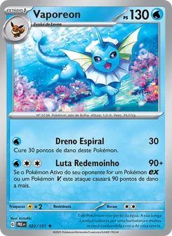 Vaporeon (Prismatic Evolutions #022/131)