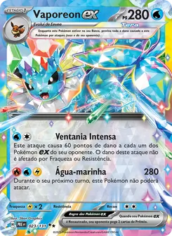 Vaporeon ex (Prismatic Evolutions #023/131)