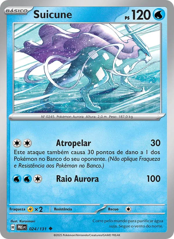 Suicune (Prismatic Evolutions #024/131)