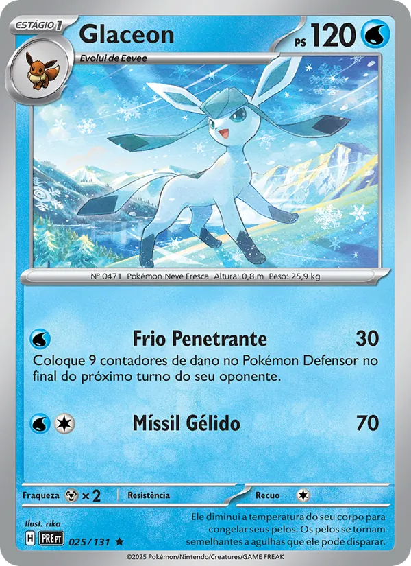 Glaceon (Prismatic Evolutions #025/131)