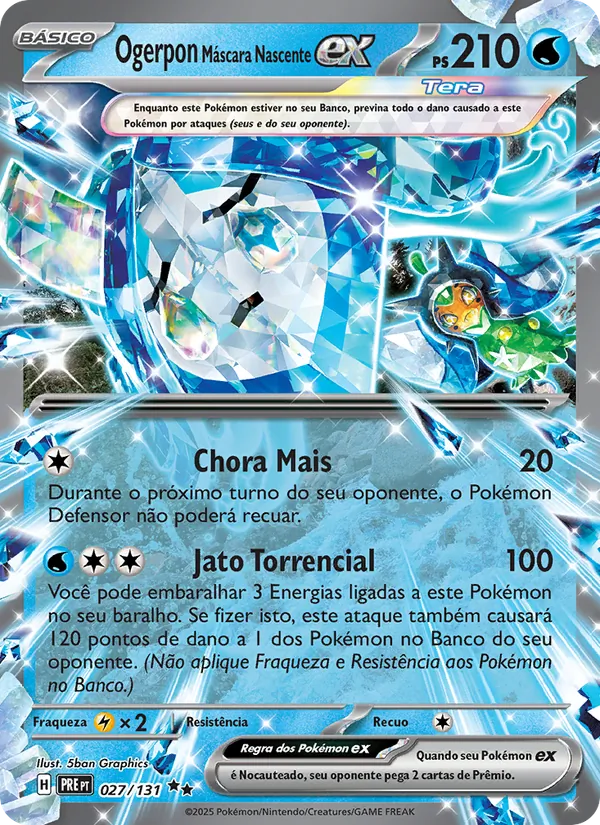 Ogerpon Máscara Nascente ex (Prismatic Evolutions #027/131)