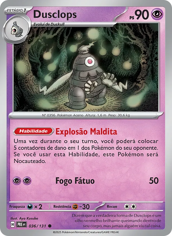 Dusclops (Prismatic Evolutions #036/131)