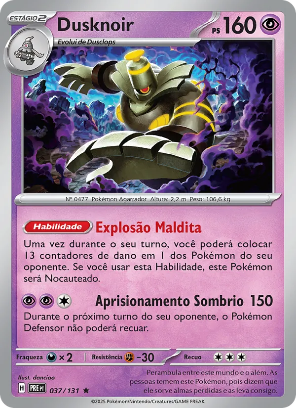 Dusknoir (Prismatic Evolutions #037/131)