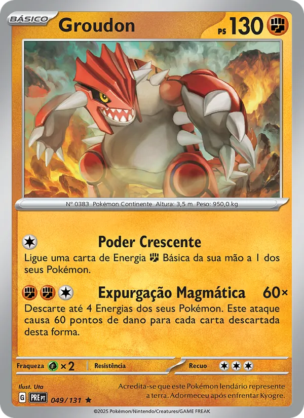 Groudon (Prismatic Evolutions #049/131)