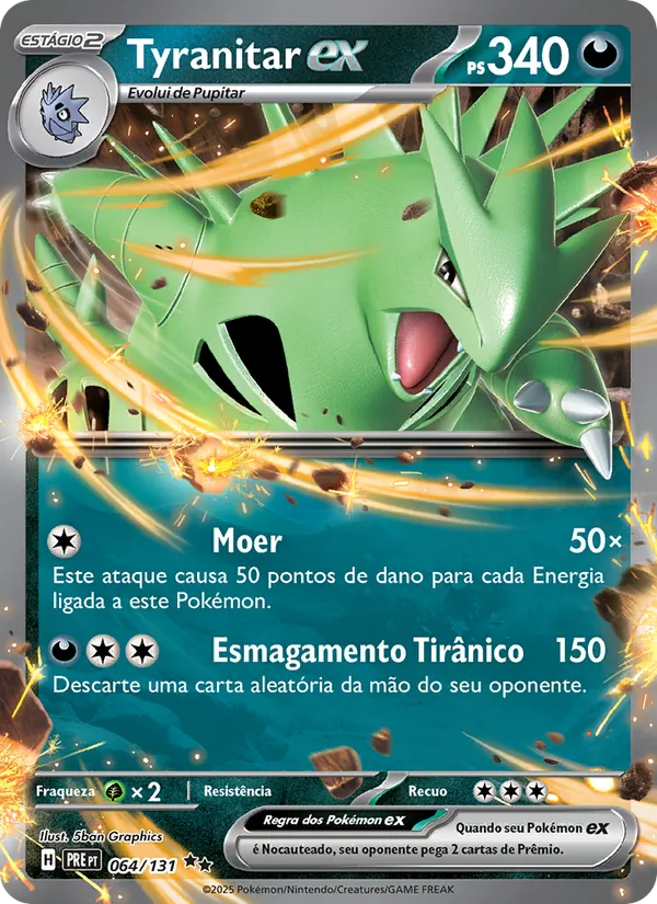 Tyranitar ex (Prismatic Evolutions #064/131)