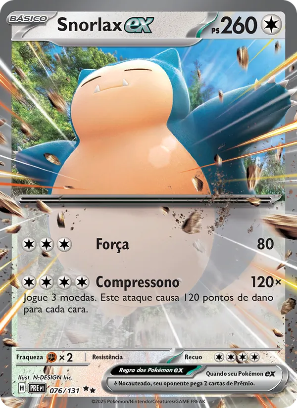 Snorlax ex (Prismatic Evolutions #076/131)