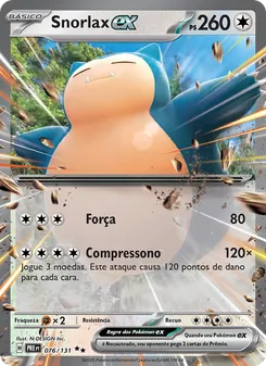 Snorlax ex (Prismatic Evolutions #076/131)